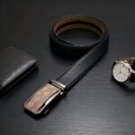 Wholesale Bonitogo Vertical striped brushed alloy automatic buckle men's business casual belt dancreation-8625 - Image 6