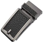 Wholesale Automatic Alloy Belt Buckles – Factory-direct mixed styles in matte black and gunmetal, durable zinc alloy belt buckle