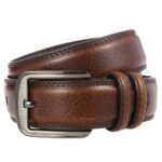 Wholesale Bonitogo Men's Split Cowhide Leather Pin Buckle Belt | Casual 3.8cm Width Adjustable Belt for Jeans ZK509 - Image 2