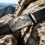 Bonitogo Mountain & River Leather Belt | Premium Father's Day Gift for Men | Bulk Wholesale DC8659 - Image 2