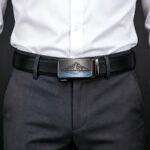 Bonitogo Wholesale Leather Belt – Personalized Mountain Relief Buckle for Outdoor & Sports – Bulk Custom Order DC8657 - Image 9