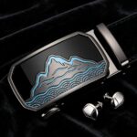 Customized Landscape Automatic Buckle Leather Belt - Wholesale B2B Corporate & Club Gift - Personalized Father’s Day Collection DC8658 - Image 7