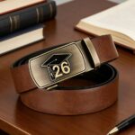 Custom Graduation Belts Wholesale Class of 2026 Commemorative Leather Belts Bulk for School Clubs | Model 8662 - Image 3