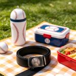 Wholesale Baseball Theme Automatic Belt – Custom Logo Sport Buckle, Leather Strap DC8673 - Image 2