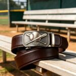 Wholesale Custom Baseball Automatic Belt – Sport Ratchet Buckle, Premium Leather DC8675 - Image 3