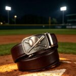 Wholesale Custom Baseball Automatic Belt – Sport Ratchet Buckle, Premium Leather DC8675 - Image 7