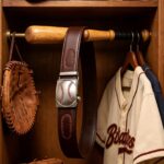 Wholesale Baseball Stitch Sport Belt – Custom Ratchet Buckle, Premium Leather DC8674 - Image 2