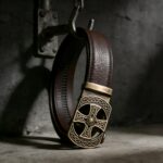 Celtic Cross Automatic Belt Wholesale: Custom Religious & Campus Club Belts (Model DC8666) - Image 3