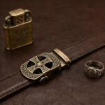 Celtic Cross Automatic Belt Wholesale: Custom Religious & Campus Club Belts (Model DC8666) - Image 4