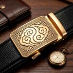 Custom Auspicious Cloud Ratchet Belt | Premium Corporate Gift & Promo Bulk Wholesale DC8670 - Image 2