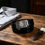 Custom Hamsa Religious Clubs Belts Bulk - Mens Automatic Buckle Wholesale DC8667 - Image 11
