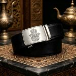Custom Hamsa Religious Clubs Belts Bulk - Mens Automatic Buckle Wholesale DC8667 - Image 5