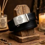 Custom Hamsa Religious Clubs Belts Bulk - Mens Automatic Buckle Wholesale DC8667 - Image 6