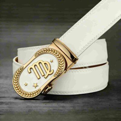 Zodiac Constellation Belt with gold buckle