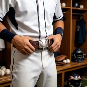Wholesale Baseball Stitch Sport Belt