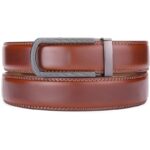 Wholesale Custom Automatic Ratchet Leather Belt with Alloy Buckle DC8694 - Image 2