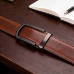 Wholesale Custom Automatic Ratchet Leather Belt with Alloy Buckle DC8694 - Image 10