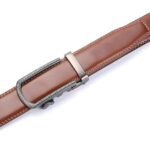 Wholesale Custom Automatic Ratchet Leather Belt with Alloy Buckle DC8694 - Image 4