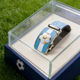 Argentina Flag Men's Ratchet Belts Wholesale