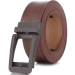 Wholesale Matte Brushed Metal Buckle Belts for Men, Bulk Supplier Yiwu Factory, Custom Logo, Model DC86106 - Image 2