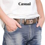 Wholesale Bonitogo Classic Retro Men's Leather Pin Buckle Belt 8699 - Image 11