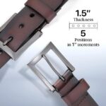 Wholesale Bonitogo Classic Retro Men's Leather Pin Buckle Belt 8699 - Image 5