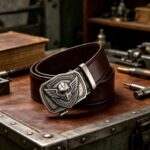 DC-86123 Wholesale Custom Motorbike Belt Buckles - Heavy Metal winged Helmet Design | Bulk Club & Group Orders - Image 2