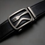 Custom Western Dining Genuine Leather Belt with Knife & Fork Mechanical Buckle - Luxury Restaurant Uniforms & Corporate Gifts (Model: DC-86122) - Image 8