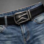Custom Western Dining Genuine Leather Belt with Knife & Fork Mechanical Buckle - Luxury Restaurant Uniforms & Corporate Gifts (Model: DC-86122) - Image 5