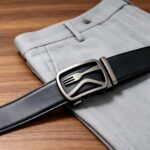 Custom Western Dining Genuine Leather Belt with Knife & Fork Mechanical Buckle - Luxury Restaurant Uniforms & Corporate Gifts (Model: DC-86122) - Image 6