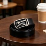 Custom Western Dining Genuine Leather Belt with Knife & Fork Mechanical Buckle - Luxury Restaurant Uniforms & Corporate Gifts (Model: DC-86122) - Image 9