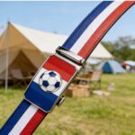Custom Soccer Fan Gift Ratchet Belts Bulk - France Flag Hardware Leather Belt Manufacturer DC86109 - Image 8