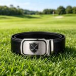 Wholesale Custom Men's Leather Belt Double Golf Club Badge Automatic Buckle Business Casual Golf Belts for Men DC86118 - Image 15