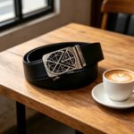 Customized Culinary Pizza Brand Buckle Belt | Zinc Alloy Ratchet Men's Belt for VIP Gifts & Co-Branded Merchandise DC-86120 - Image 6