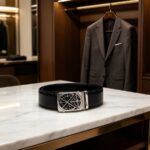 Customized Culinary Pizza Brand Buckle Belt | Zinc Alloy Ratchet Men's Belt for VIP Gifts & Co-Branded Merchandise DC-86120 - Image 7