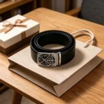 Customized Culinary Pizza Brand Buckle Belt | Zinc Alloy Ratchet Men's Belt for VIP Gifts & Co-Branded Merchandise DC-86120 - Image 5