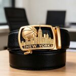 Customized for clubs and groups  Basketball-themed men's automatic buckle belt  DC86134 - Image 3
