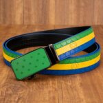 Custom Soccer Theme Automatic Buckle Belt | Quiet Luxury Brazil Style Leather Belt Wholesale - DC86113 - Image 9