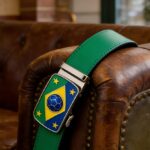 Custom Soccer Theme Automatic Buckle Belt | Quiet Luxury Brazil Style Leather Belt Wholesale - DC86113 - Image 6