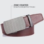 Wholesale Men's Genuine Leather Ratchet Belt - DC-8695 Automatic Buckle - Image 3