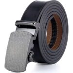 Wholesale Men's Genuine Leather Ratchet Belt - DC-8695 Automatic Buckle - Image 6