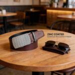 Wholesale Men's Genuine Leather Ratchet Belt - DC-8695 Automatic Buckle - Image 10