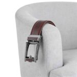 Wholesale Men's Diamond Pattern Automatic Belt 86102 - Premium Leather Ratchet Dress Belt Supplier - Image 13