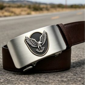 Eagle Emblem Ratchet Belt