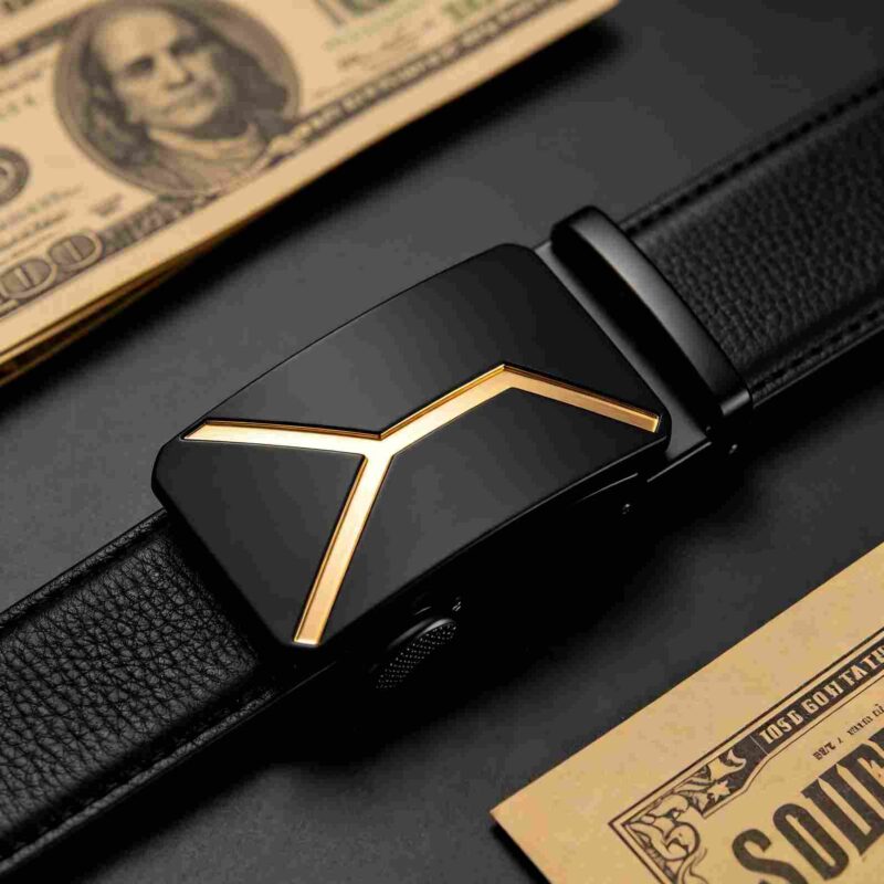 Geometric Minimalist Belt