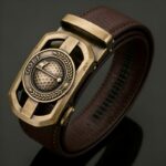 Custom Golf Club Automatic Belt Wholesale Men's Leather Ratchet Belts Bulk | Bonitogo DC86115 - Image 4
