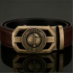 Custom Golf Club Automatic Belt Wholesale Men's Leather Ratchet Belts Bulk | Bonitogo DC86115 - Image 5