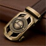 Custom Golf Club Automatic Belt Wholesale Men's Leather Ratchet Belts Bulk | Bonitogo DC86115 - Image 6