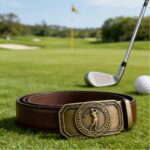 Custom Golf Club Automatic Belt Wholesale Men's Leather Ratchet Belts Bulk | Bonitogo DC86115 - Image 7