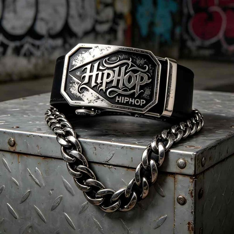 Hip-Hop Style Ratchet Belt